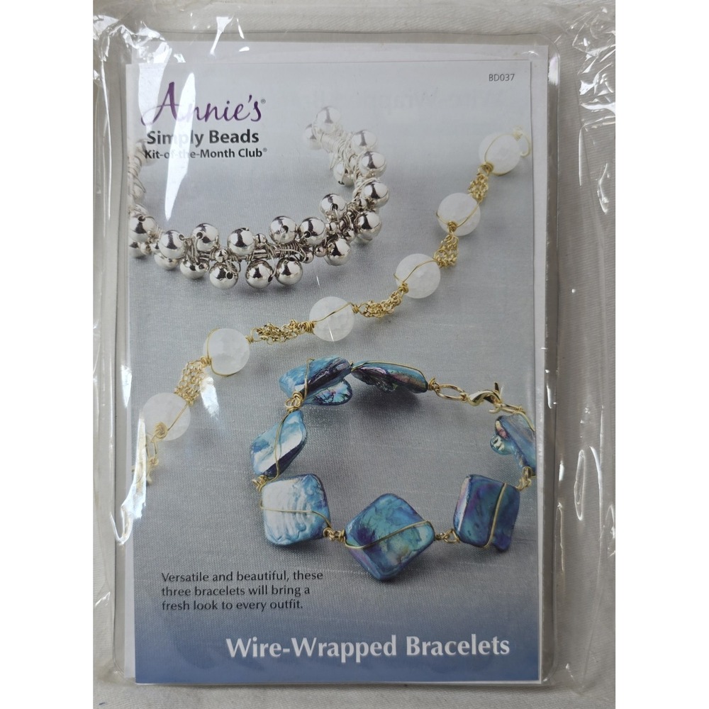 Annie's Simply Beads "Wire Wrapped Bracelet" Kit-of-the-Month Club Kits BD037‎